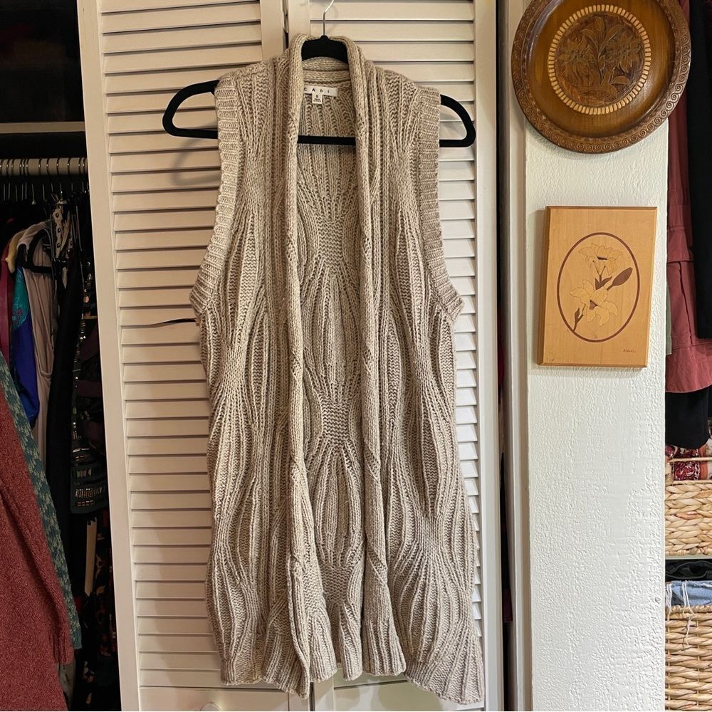 CAbi Knit Cardigan Vest